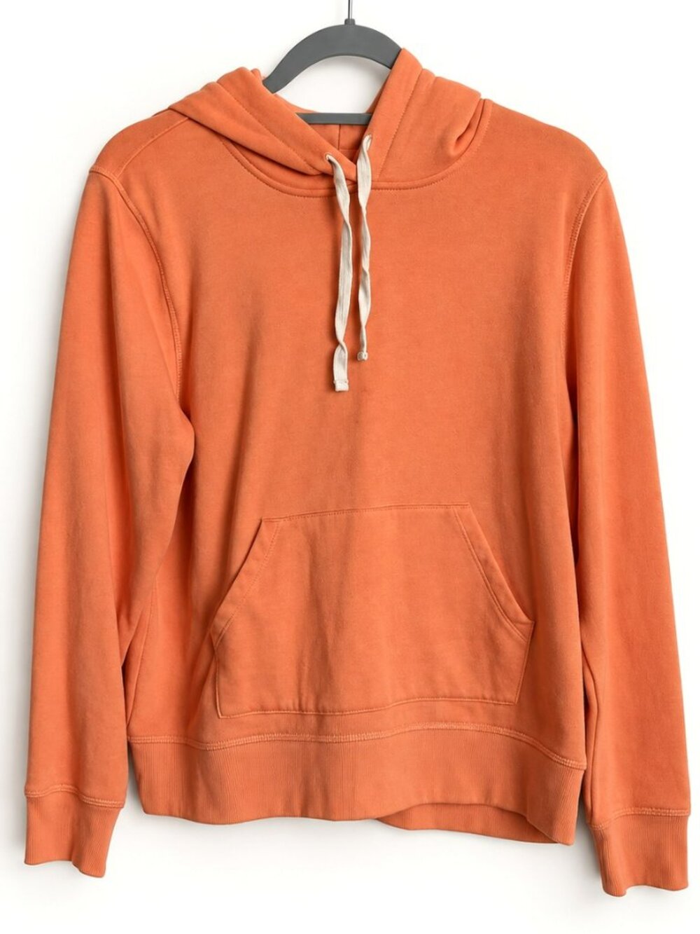 Amazon Essentials Orange Pullover Hoodie Sweatshirt Size M